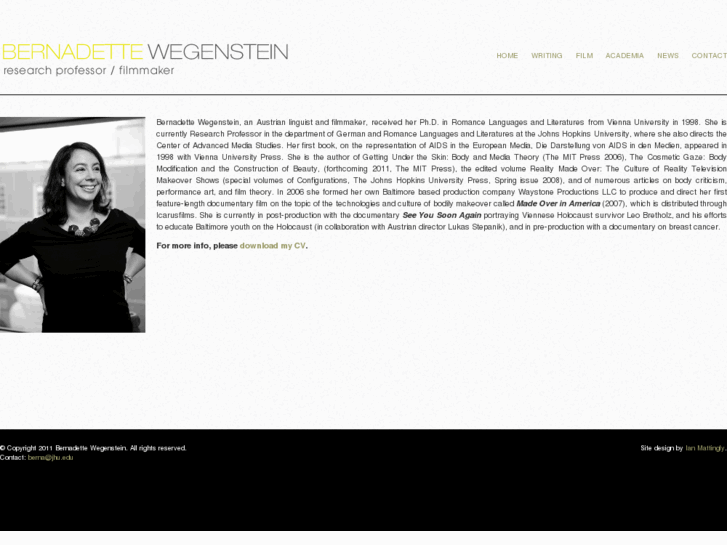 www.bernadettewegenstein.com