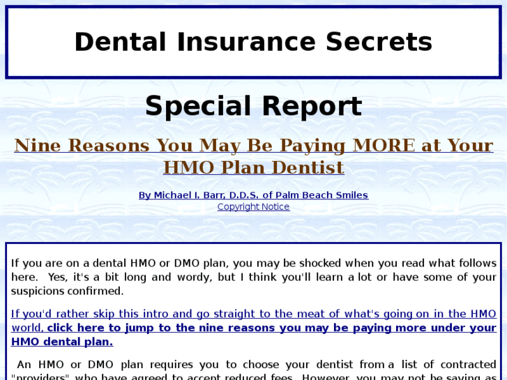 www.dentalinsurancesecrets.com