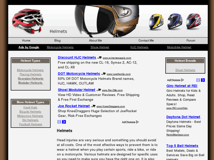 www.helmetselection.com