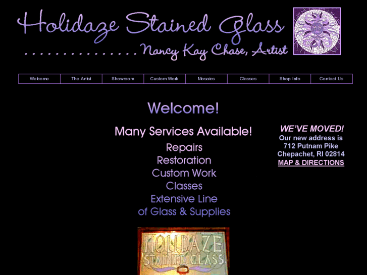 www.holidazestainedglass.com