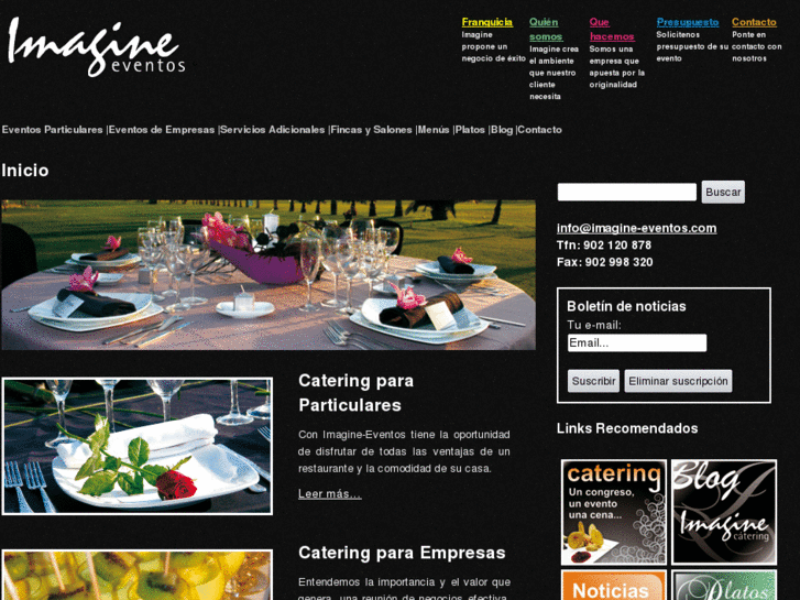 www.imagine-eventos.es