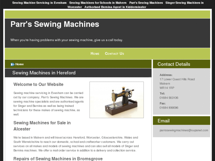 www.parrssewingmachines.com