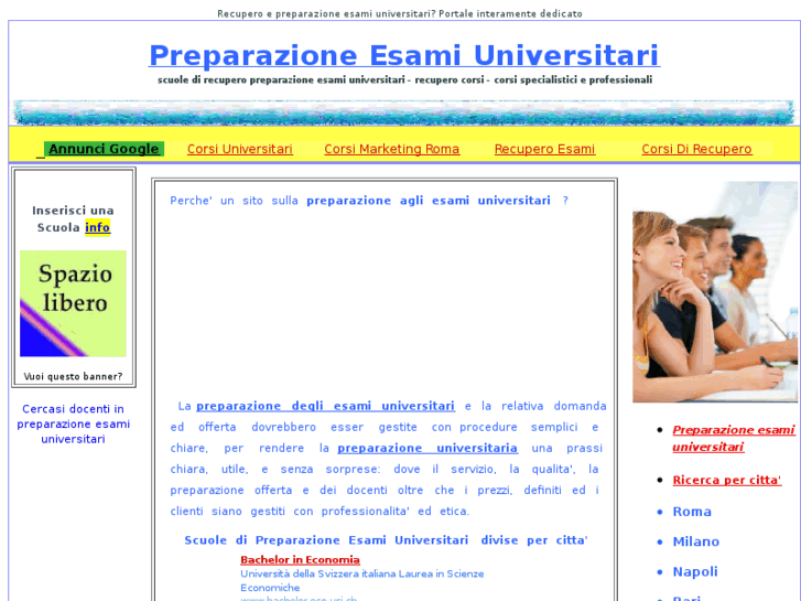 www.preparazioneesamiuniversitari-recuperocorsi.com