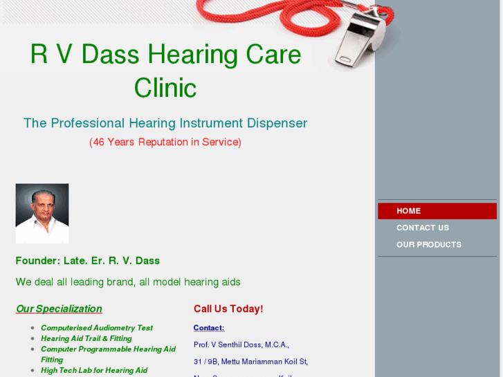 www.rvdasshearingcareclinic.com