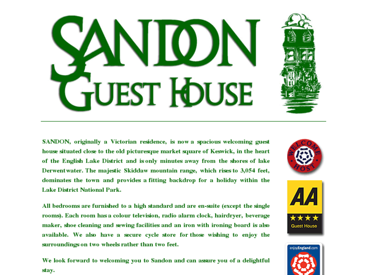 www.sandonguesthouse.com