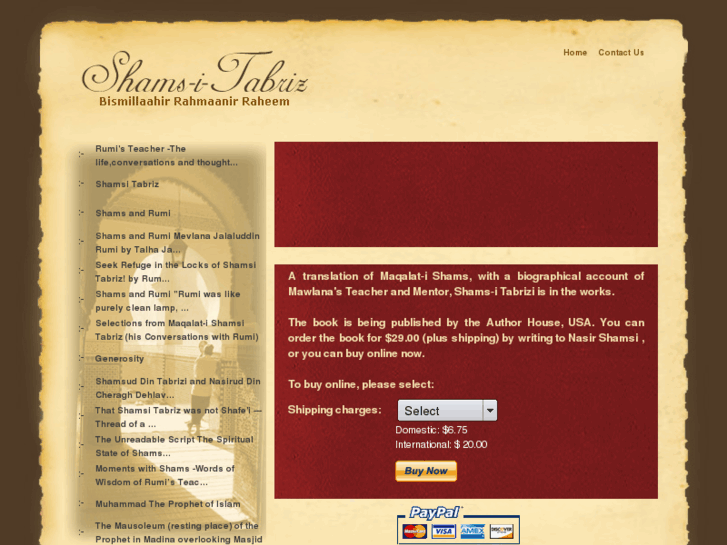 www.shamsitabriz.net