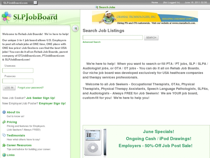 www.slpjobboard.com