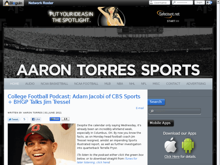 www.aarontorres-sports.com