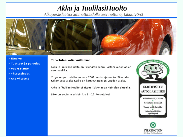 www.akkujatuulilasihuolto.com