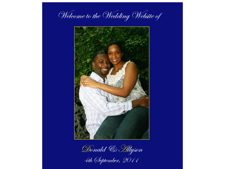 www.allysonanddonaldwedding.com