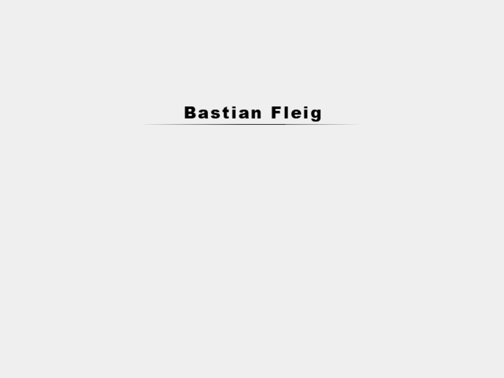 www.bastianfleig.de