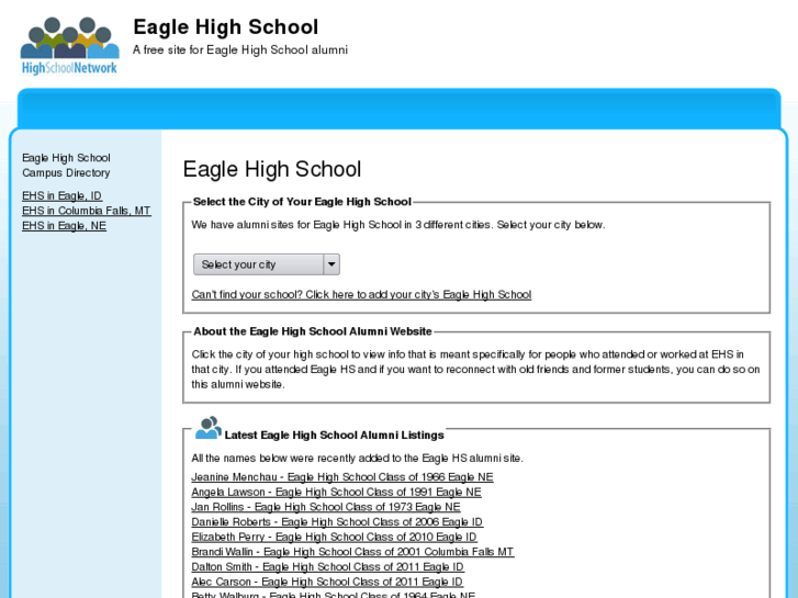 www.eaglehighschool.net