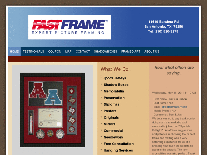 www.fastframeofsanantonio.com