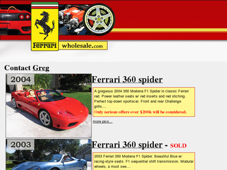 www.ferrari360spiderf1.com