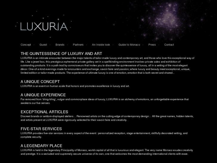 www.luxuria-events.com