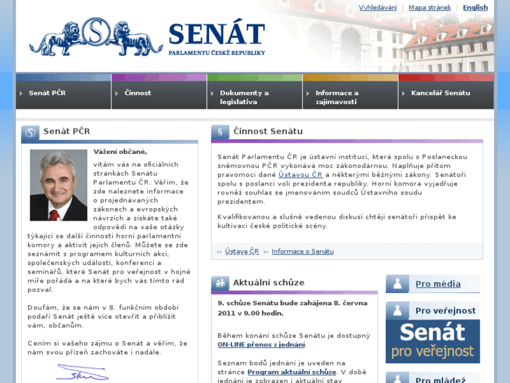www.senat.cz
