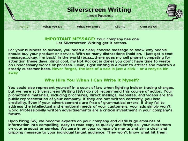 www.silverscreenwriting.net