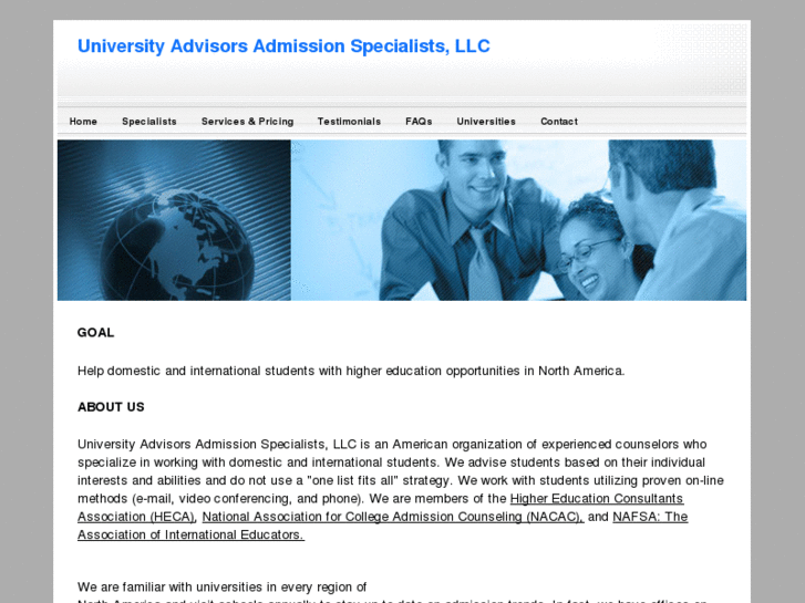 www.universityadvisors.net