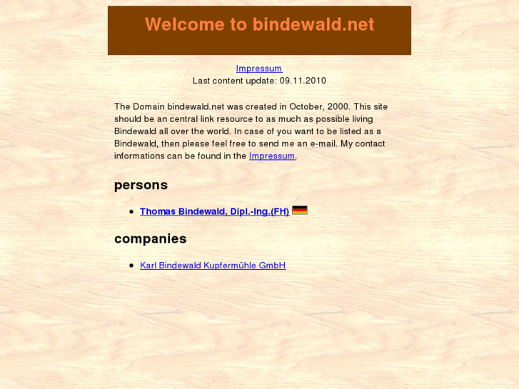 www.bindewald.net