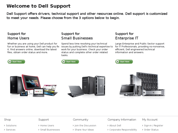 www.dellcomputersupport.com