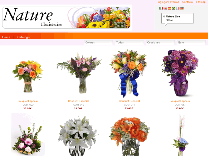 www.naturefloristerias.com