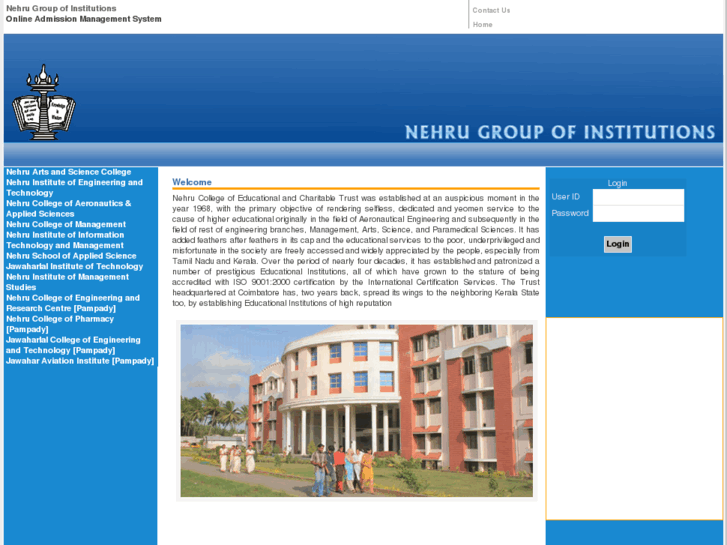 www.nehrucollege.info