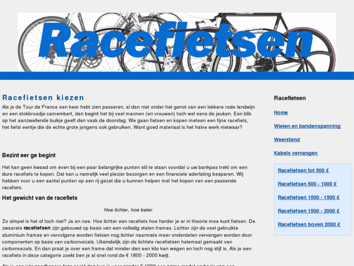 www.racefietsen.nu