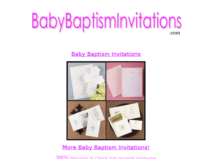 www.babybaptisminvitations.com
