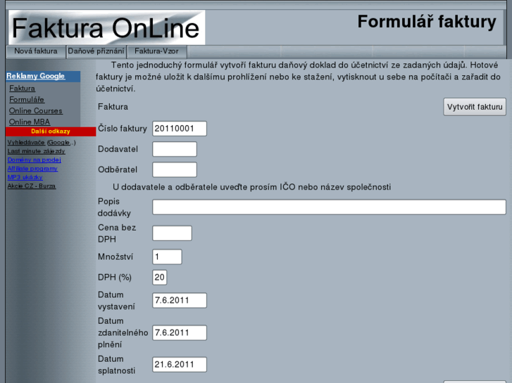 www.faktura.cz