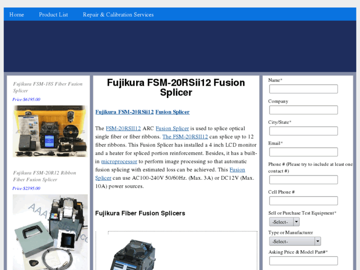 www.fsm-20rsii12fusionsplicer.com