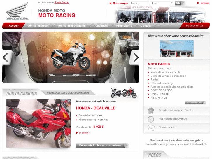 www.honda-motoracing76.com