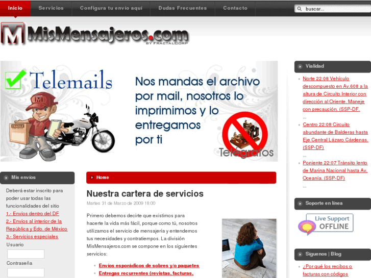 www.mismensajeros.com