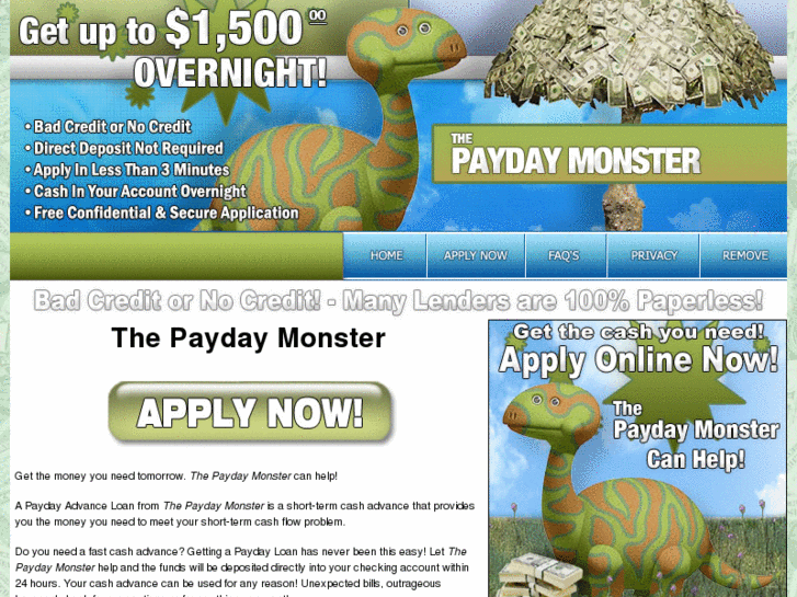 www.paydaymonster.com