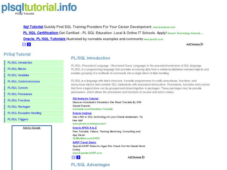 www.plsqltutorial.info