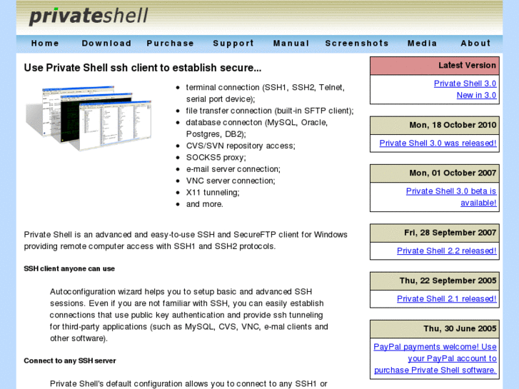 www.privateshell.com