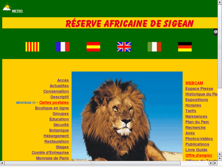 www.reserveafricainesigean.fr