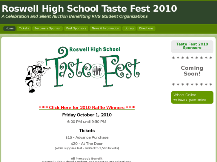 www.tasteofroswellhighschool.org