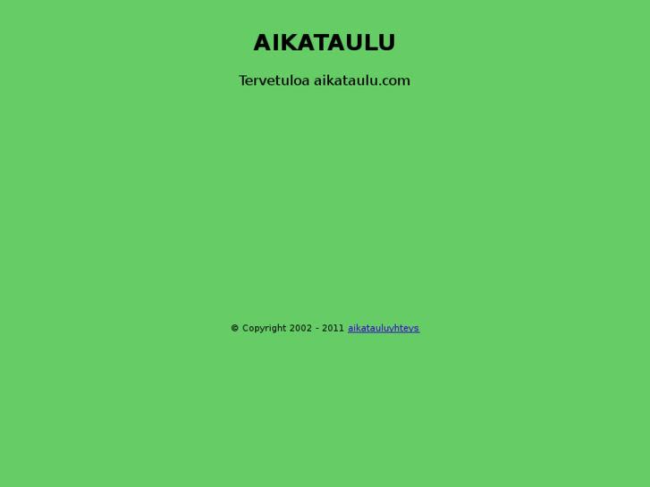 www.aikataulu.net