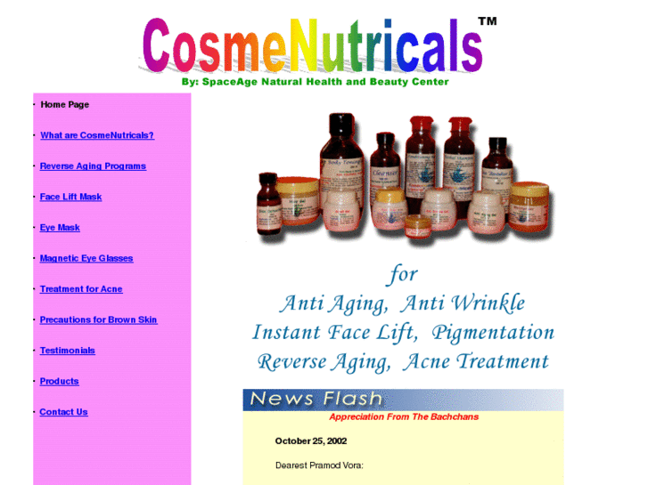 www.cosmenutricals.com