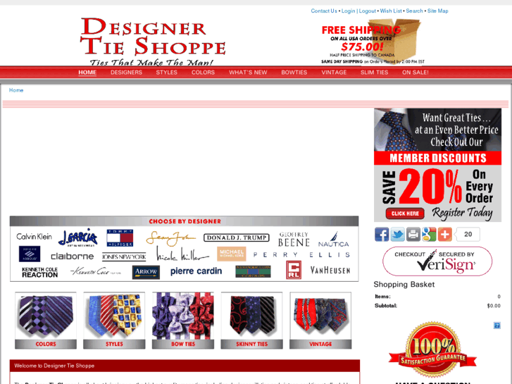 www.designertieshoppe.com