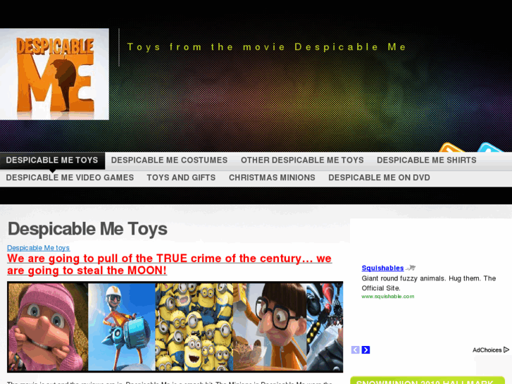 www.despicablemetoys.com