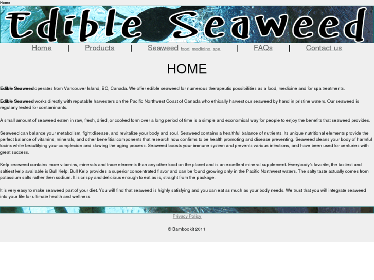 www.edibleseaweed.com