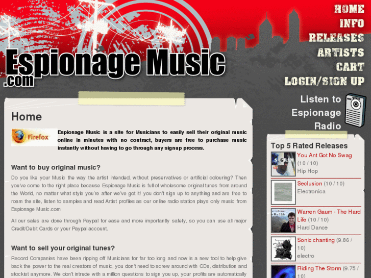 www.espionagemusic.com