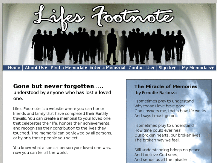 www.lifesfootnote.com