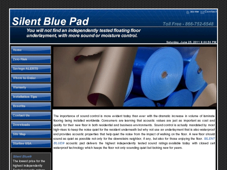 www.silentbluelaminateunderlayment.com