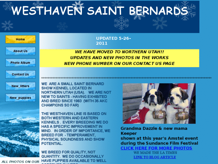 www.westhavensaintbernards.com