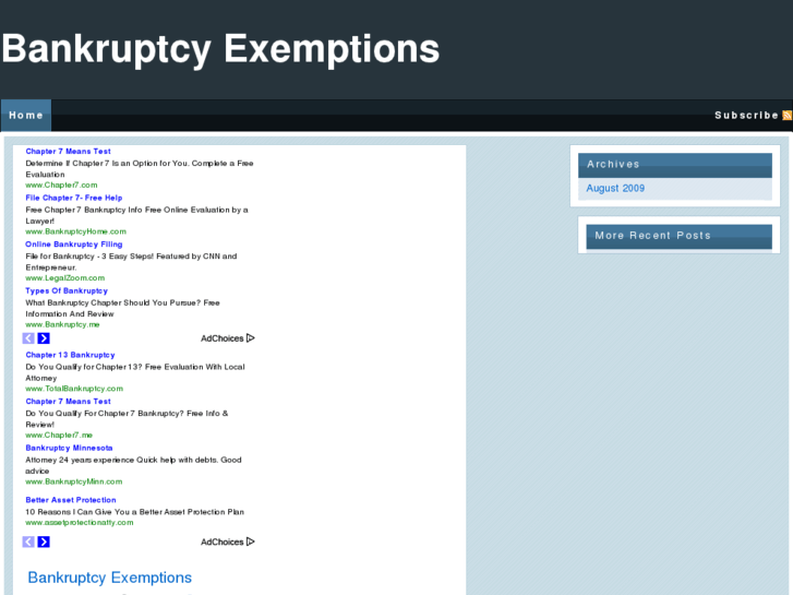 www.bankruptcyexemptions.org