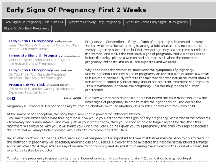 www.earlysignsofpregnancyfirst2weeks.info