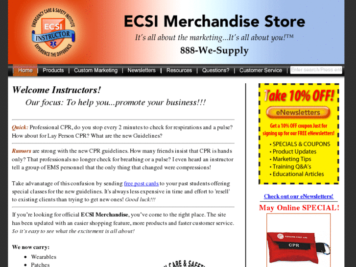 www.ecsimerchandise.com