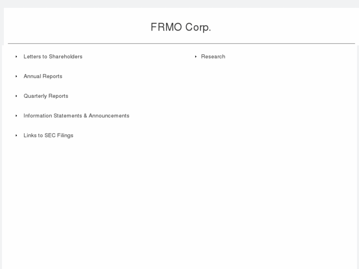 www.frmocorp.net
